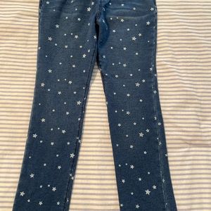 NWOT Girls cute star jeans
